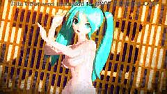 hatsune miku in alien project diva nude bunny costume