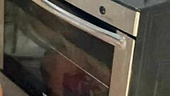 wife catches me with toy in stepdaughter's ass in kitchen