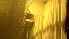 Spied on roommate in shower, ripped clothes, fucked with small cock