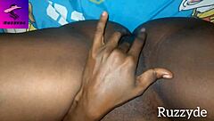 In the early morning garage, he gropes and fingers her unwashed pussy.