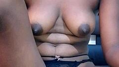 african beauty fucked until she cums, feeling intense pleasure