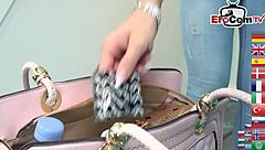 Seduced the german cleaning lady in church!