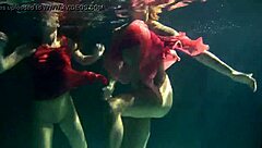 Lilia Mihalkova And Natalia Kupalka Underwater Lesbian Sex