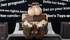 Railing Nasty Thick Redhead Bitch With Big Black Cock