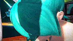 hatsune miku in alien project diva nude bunny costume