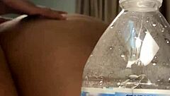 Look at that ebony fat ass getting creampied