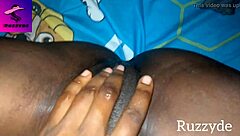 In the early morning garage, he gropes and fingers her unwashed pussy.