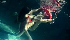 Lilia Mihalkova And Natalia Kupalka Underwater Lesbian Sex