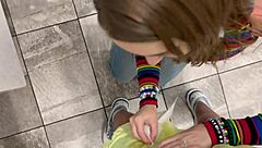 Unplanned Threesome With Maid And Redhead Latina?