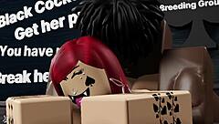 Railing Nasty Thick Redhead Bitch With Big Black Cock