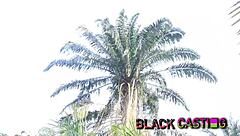 Desi Melanie's Quickie Doggystyle with Big Black Cock in African Palmfruit Farm