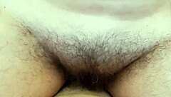 Watch this hairy mature babe ride hard, begging for more?