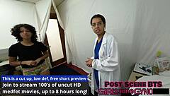 Nicole Luvas undergoes her yearly physical examination.