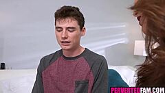 big tit milf gets threesome fucked by step sons