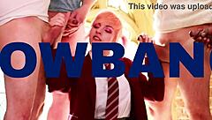 teen gets railed hard in doggystyle behind her twins back during foreplay