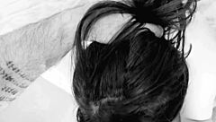 Young white girl with small tits and tattoos gets licked and kissed by a big Nordic Viking guy in submissive crossdressing roleplay