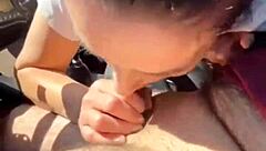 Gabriella Gets Cum On Ass After Sucking Speedy's Cock