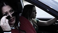 Glamcore's Beautiful Teen Gets a Facial from Her Fake Instructor Outdoors