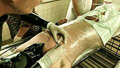 Cruel dominatrix fucks patient