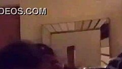 Keri and Jay engage in amateur blowjob fun, with deepthroat on monster cock