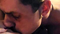 Driftwood licks Barefoot Kontessa's wet shaved pussy