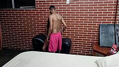 behind scenes of mimi pimentinha's first porn giving ass and cum