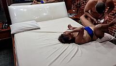 behind scenes of mimi pimentinha's first porn giving ass and cum