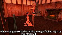The goddess of the husband's cock is in another version
