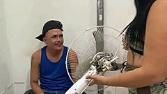 Colombian Milf Neighbor Gets Fucked After Blowjob