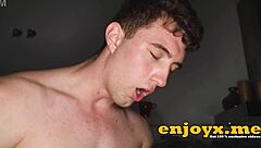 Steaming Brunette Blowjob In Kitchen