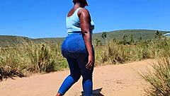 Shy village girl turns freak with big black cock in bed