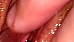 Amateur pink pussy explored 132 days post-virginity