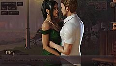 Risky blowjob in public park