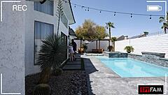 stepdaughter gags on stepdad's cock after boyfriend scare