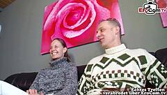 Deutsche Teen Shares Girlfriend in First MMF Threesome