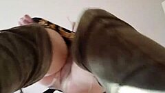 Elza Koms' fetish feet lead to ass worshiping and strapon deepthroat orgasm 😍