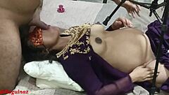 Indian pregnant stepsister helped by stepbrother in intimate moment