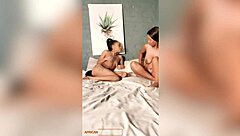 Amateur Ebony Lesbians Finger Wet Pussies in Secret Affair