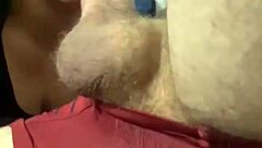 She Sucks The Cuckold's Big Cock