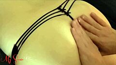 Amateur Wife Performs Assjob in Sexy Panties for Homemade Video