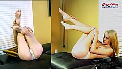 Olyssia's Heart Races as Her Tight Ass Gets Fucked for the First Time. She Feels the Intense Pleasure Building.