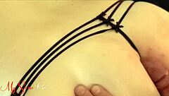 Amateur Wife Performs Assjob in Sexy Panties for Homemade Video