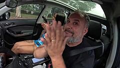 Damn, Carioca Vicky Simons Flies to SP Just to Get Her Ass Pounded by Ted in Public Ride!