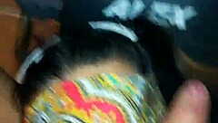 Tied girlfriend orgasms from fingering while watching monster cock videos?