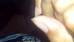 A quick blowjob in the abandoned bathroom