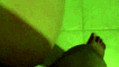 A skinny bitch is getting fucked on her balcony