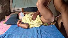 Tall indian desi step sister enjoys interracial sex in dorm room