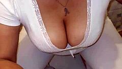 Mom what are you doing with my panties now suck me off