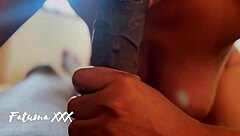 A close up view of a real sister teasing with her mouth in a wet session