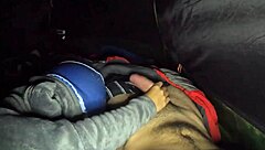 Camping with Curvy Stepsister, Banging Her Tight Pussy in Tent